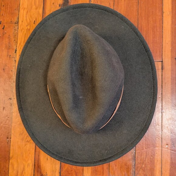 TenTree Wool Festival Hat Olive Green - Picture 3 of 8